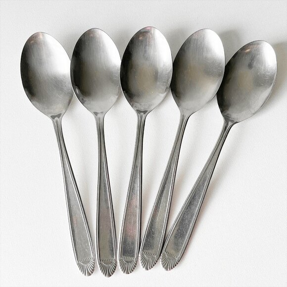 Vintage Valco Rostfrei Stainless Steel Forks Knives Spoons Flatware 19pc Rare - Picture 4 of 8